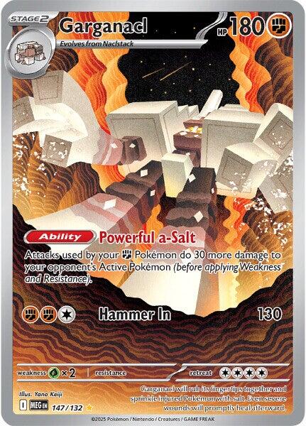 Pokemon: Garganacl - 147/132 card image