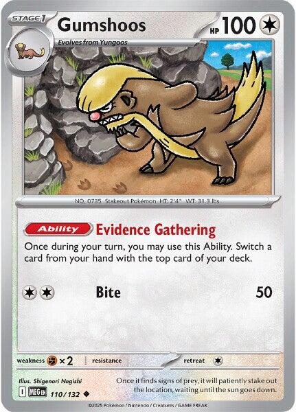 Pokemon: Gumshoos - 110/132 card image