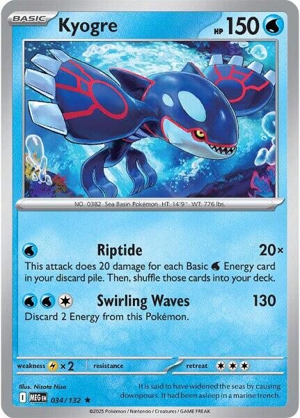 Pokemon: Kyogre card image