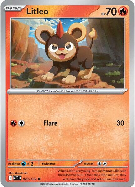 Pokemon: Litleo - 023/132 card image