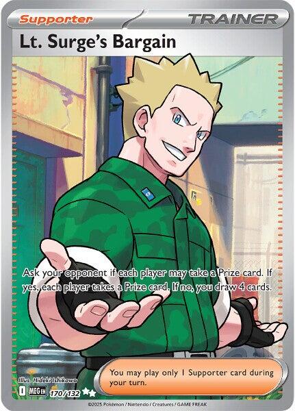 Pokemon: Lt. Surge's Bargain - 170/132 card image