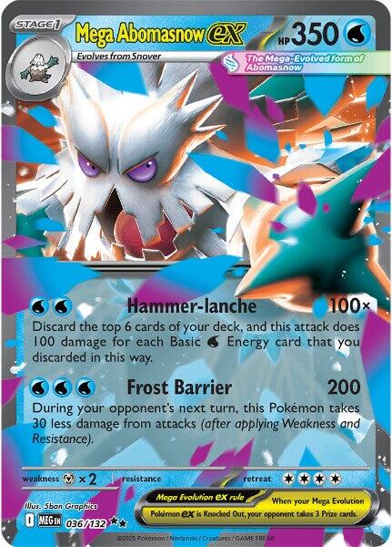 Pokemon: Mega Abomasnow ex - 036/132 card image