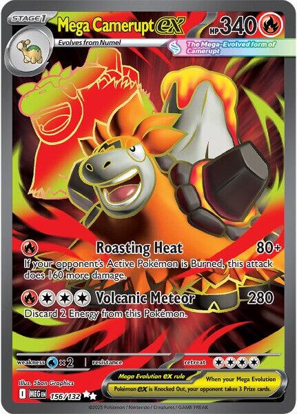 Pokemon: Mega Camerupt ex - 156/132 card image