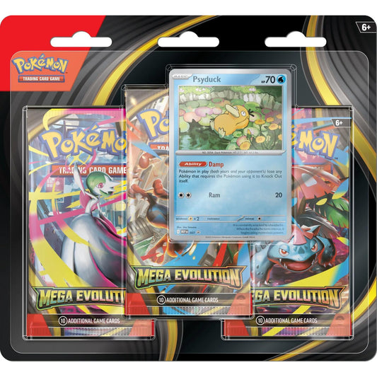 Pokemon: Mega Evolution 3 Pack Blister [Psyduck] image