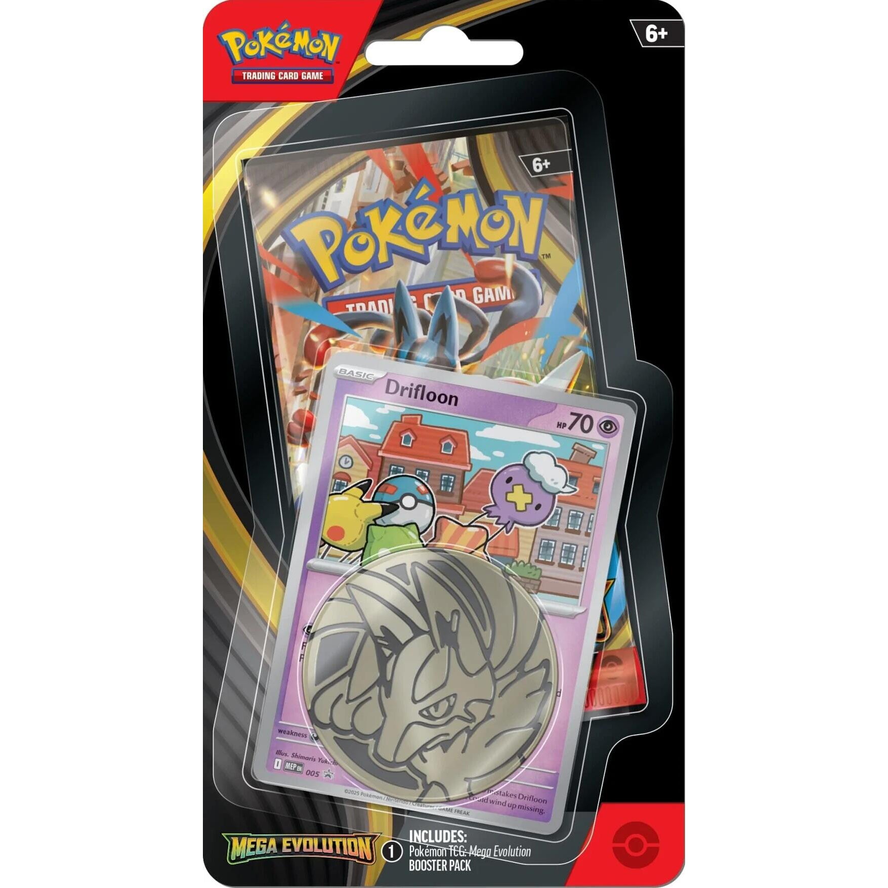 Pokemon: Mega Evolution Single Pack Blister [Drifloon] image