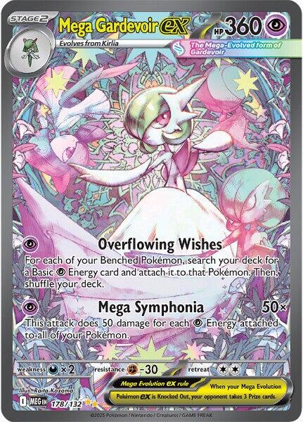 Pokemon: Mega Gardevoir ex - 178/132 card image