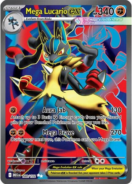 Pokemon: Mega Lucario ex - 160/132 card image