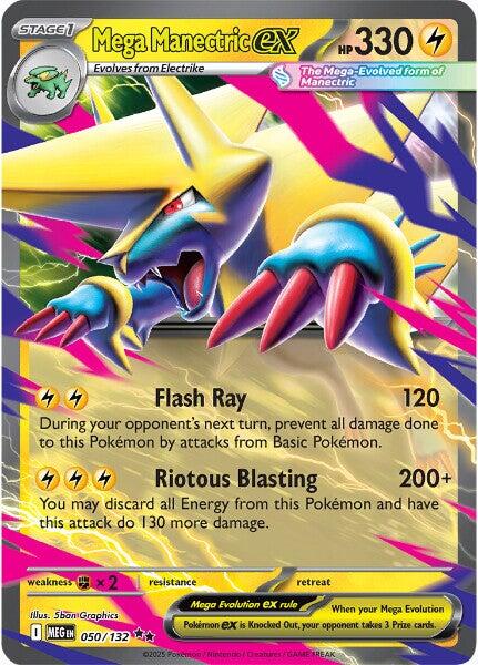 Pokemon: Mega Manectric ex - 050/132 card image