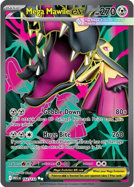 Pokemon: Mega Mawile ex - 162/132 card image