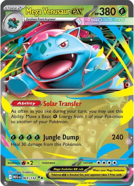 Pokemon: Mega Venusaur ex - 003/132 card image