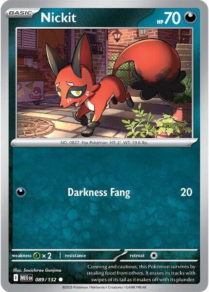 Pokemon: Nickit card image