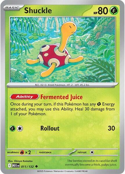 Pokemon: Shuckle - 011/132 card image