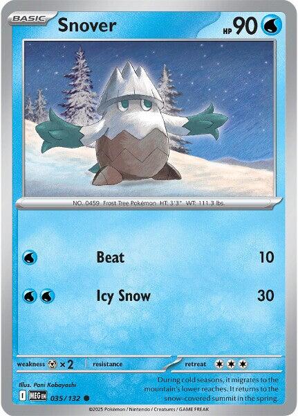 Pokemon: Snover - 035/132 card image