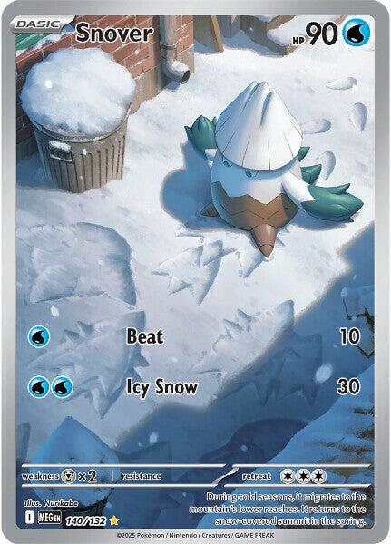 Pokemon: Snover - 140/132 card image