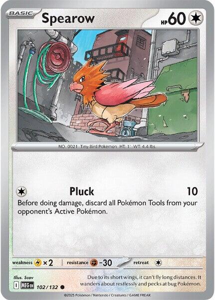 Pokemon: Spearow - 102/132 card image