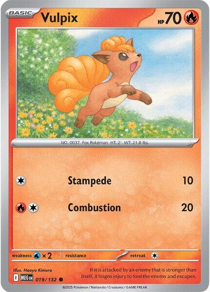 Pokemon: Vulpix - 019/132 card image