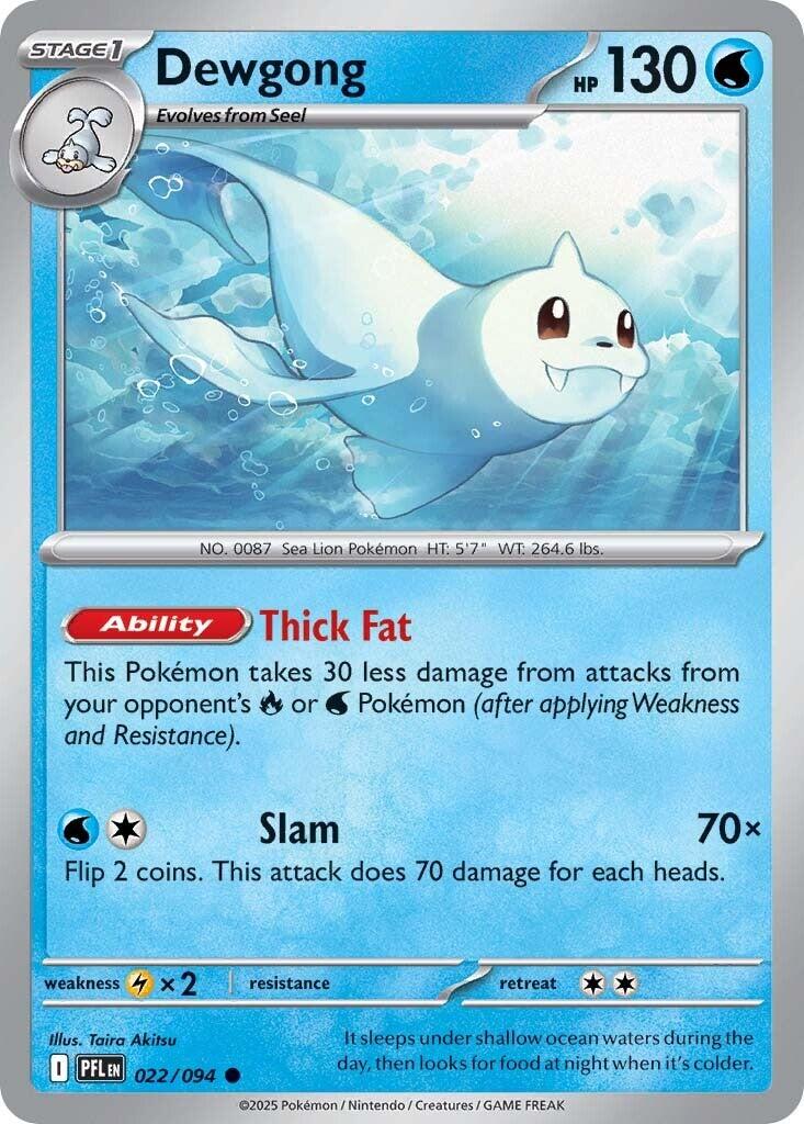Pokemon: Dewgong - 022/094 card image