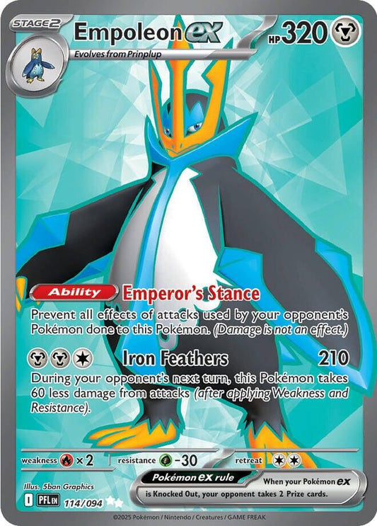 Pokemon: Empoleon ex - 114/094 card image