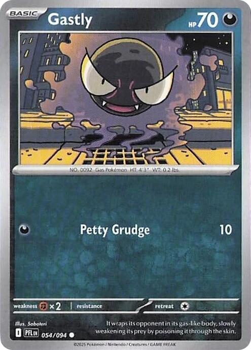 Pokemon: Gastly card image