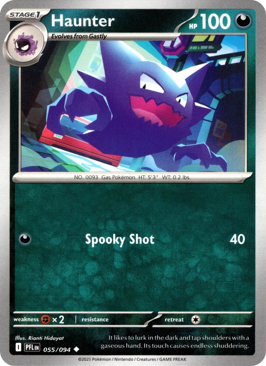 Pokemon: Haunter - 055/094 card image