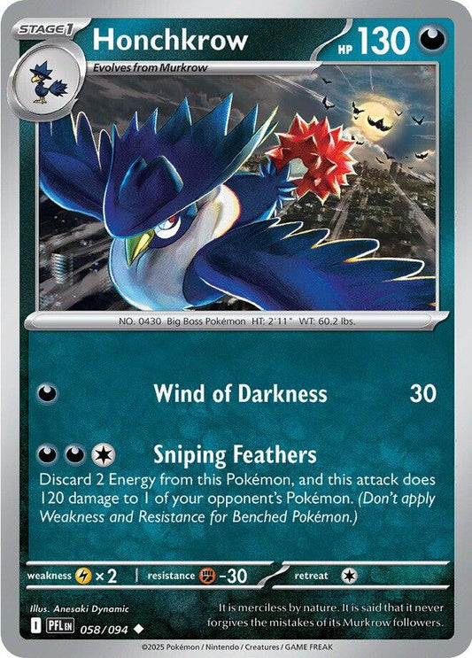 Pokemon: Honchkrow card image