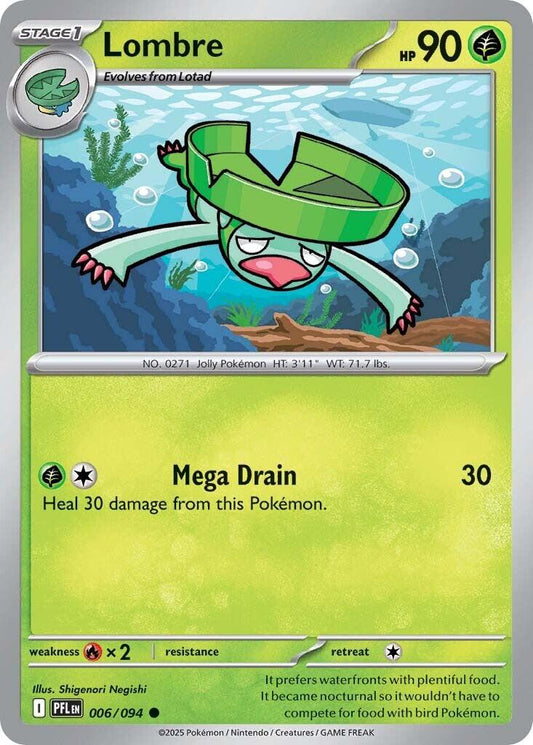 Pokemon: Lombre card image