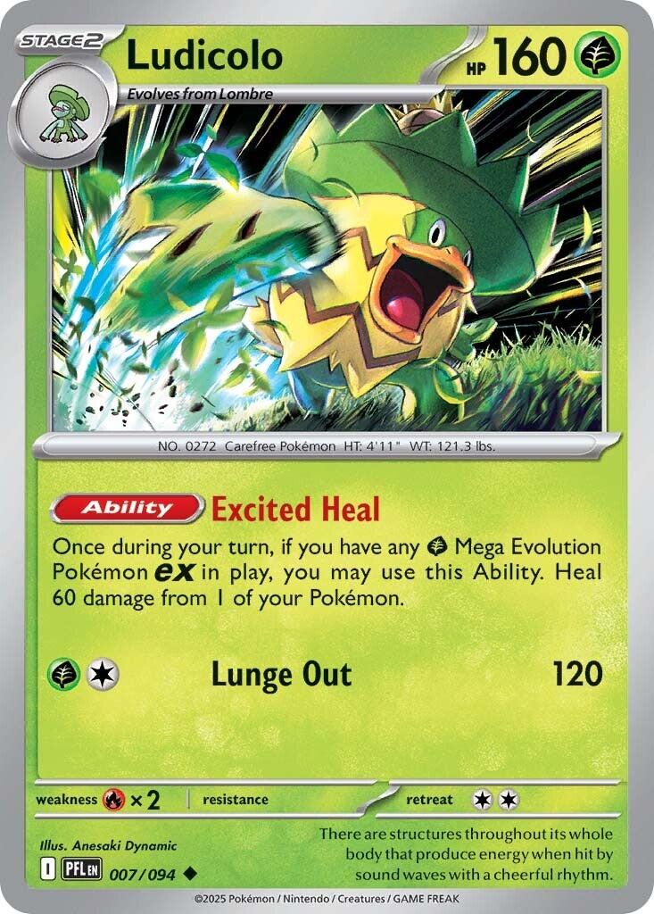 Pokemon: Ludicolo - 007/094 card image