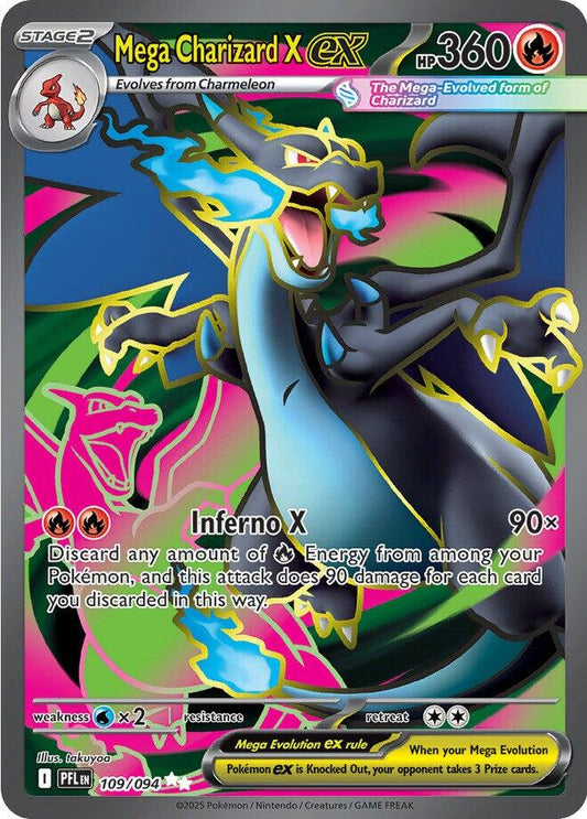 Pokemon: Mega Charizard X ex - 109/094 card image