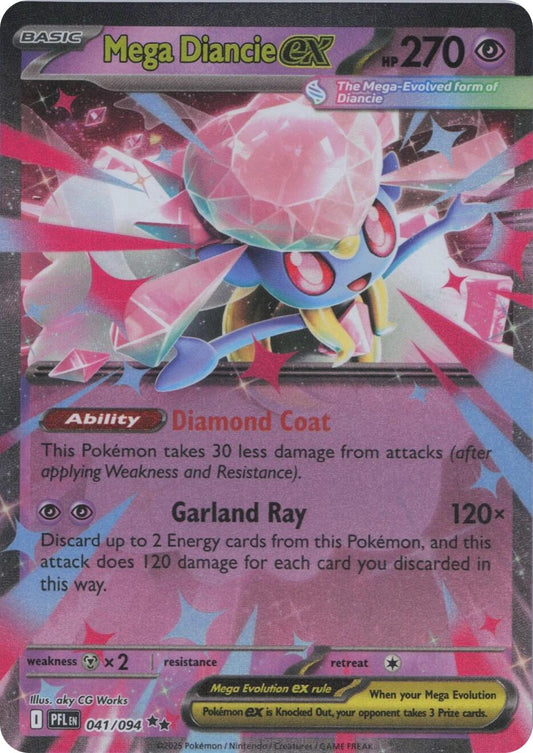 Pokemon: Mega Diancie ex card image
