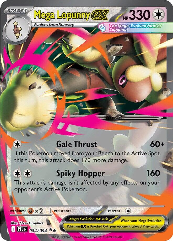 Pokemon: Mega Lopunny ex - 084/094 card image