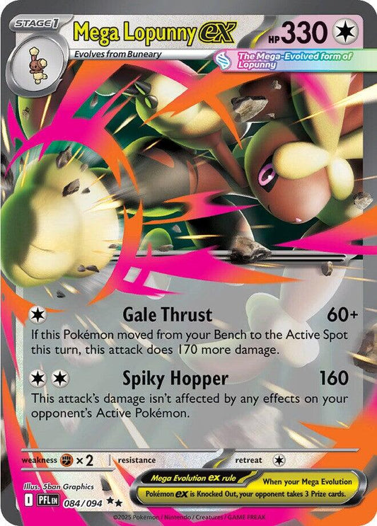 Pokemon: Mega Lopunny ex - 084/094 card image