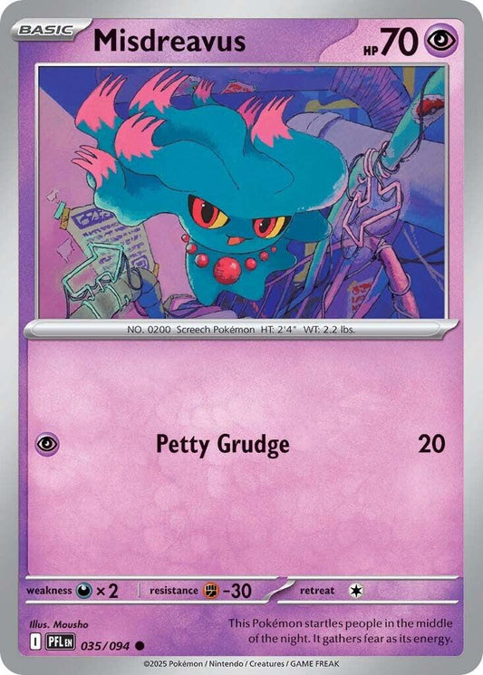 Pokemon: Misdreavus card image