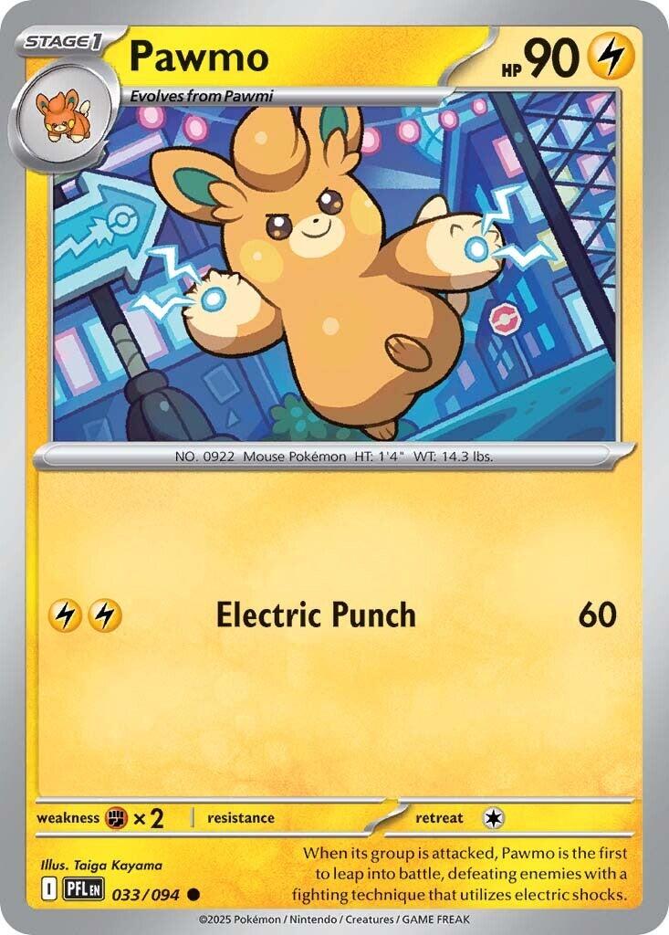 Pokemon: Pawmo card image