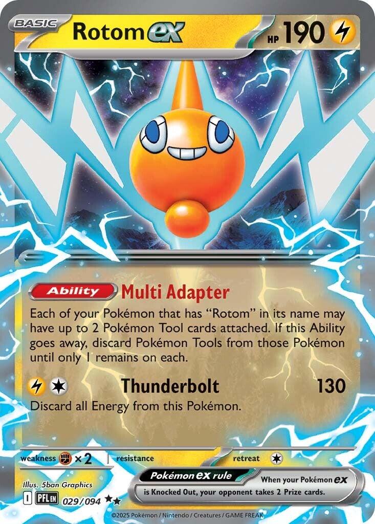 Pokemon: Rotom ex - 029/094 card image