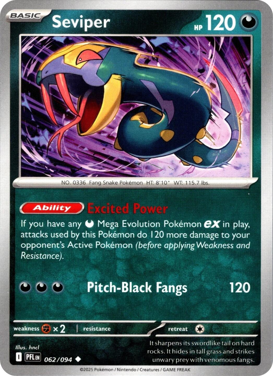Pokemon: Seviper card image