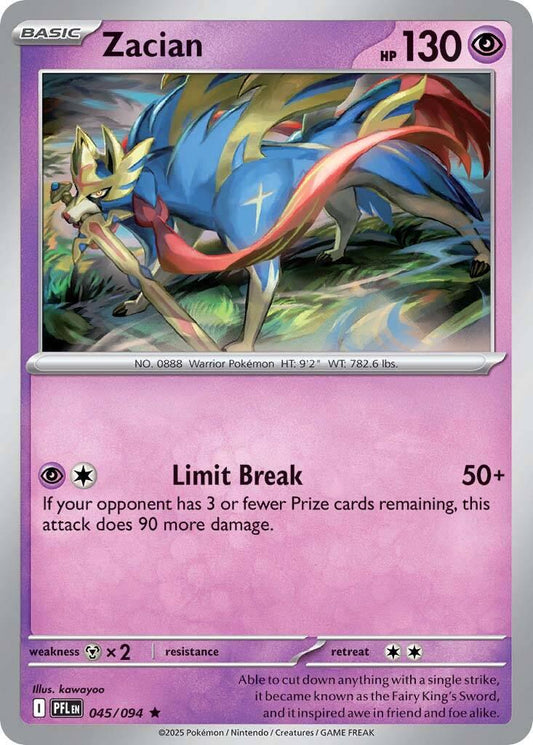 Pokemon: Zacian - 045/094 card image