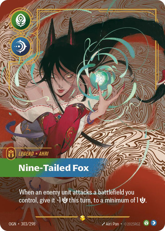 Riftbound: League of Legends Trading Card Game: Ahri - Nine-Tailed Fox (Showcase) card image