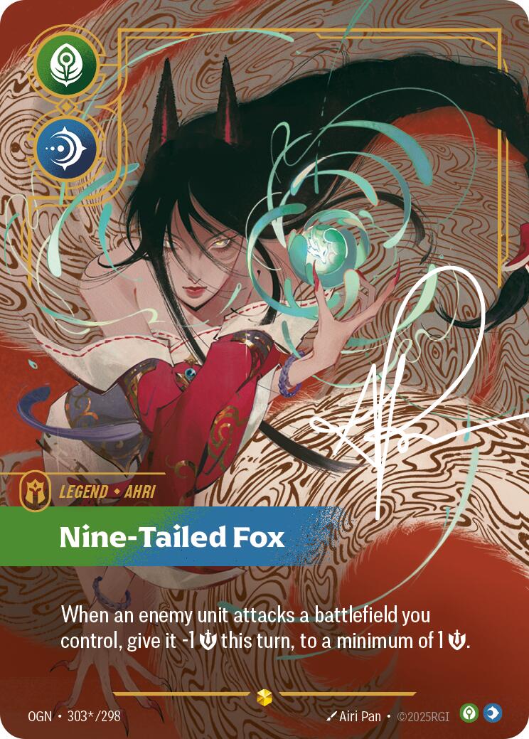 Riftbound: League of Legends Trading Card Game: Ahri - Nine-Tailed Fox (Signature) card image