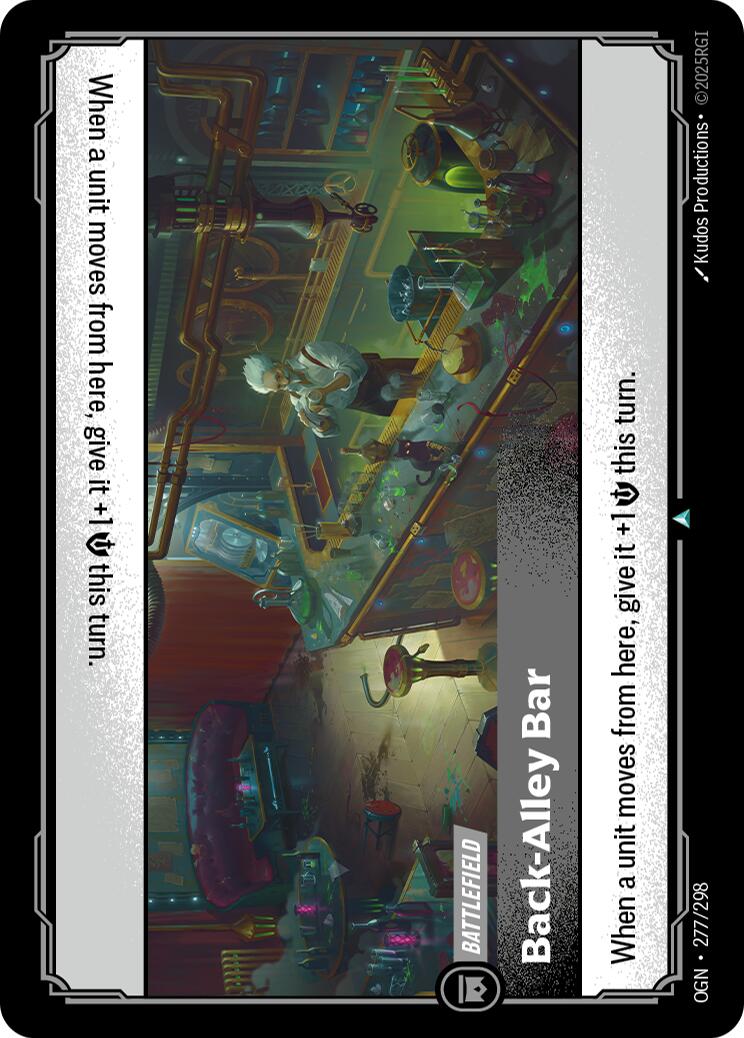 Riftbound: League of Legends Trading Card Game: Back-Alley Bar card image