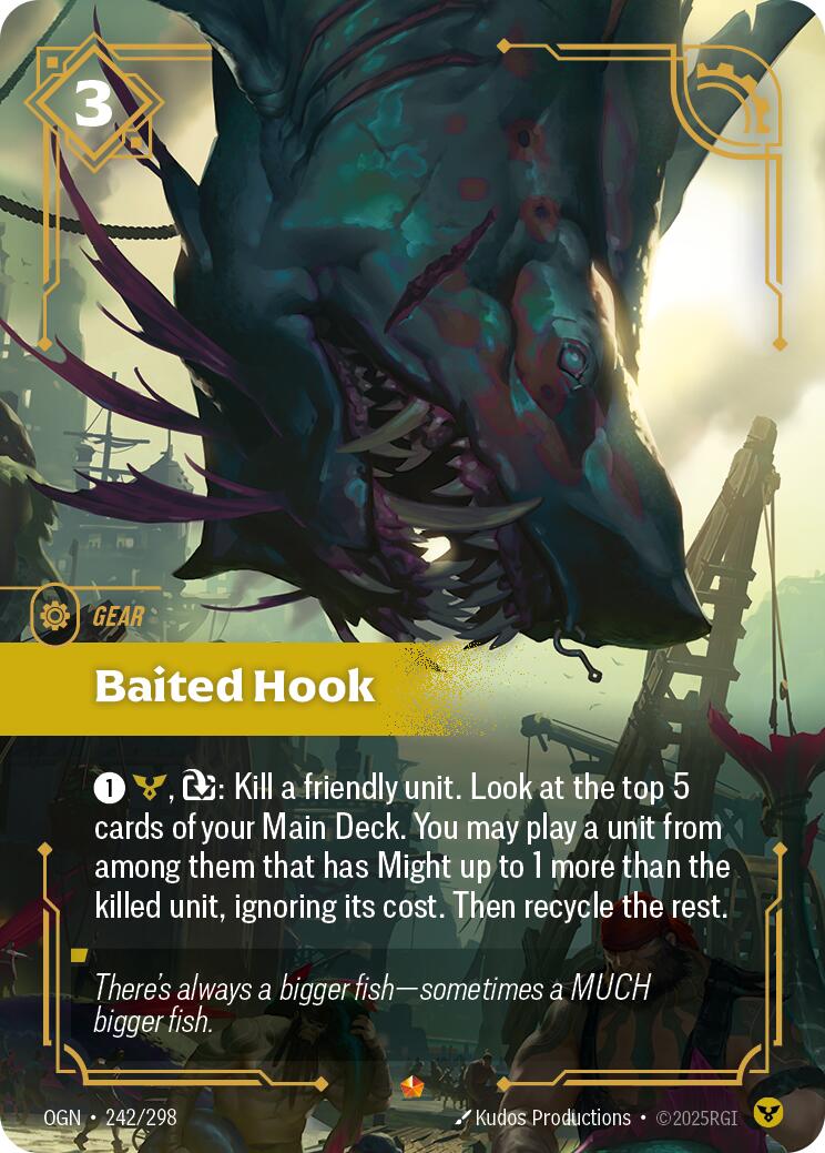 Riftbound: League of Legends Trading Card Game: Baited Hook card image