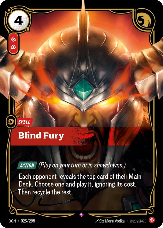Riftbound: League of Legends Trading Card Game: Blind Fury card image