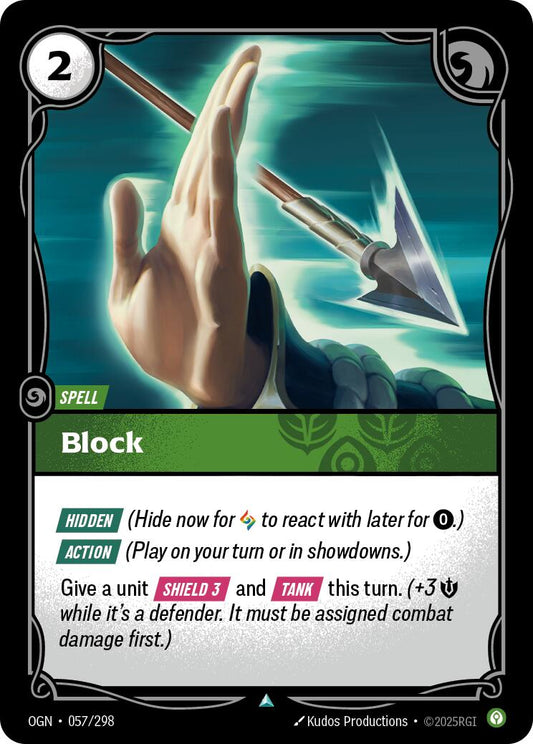 Riftbound: League of Legends Trading Card Game: Block card image