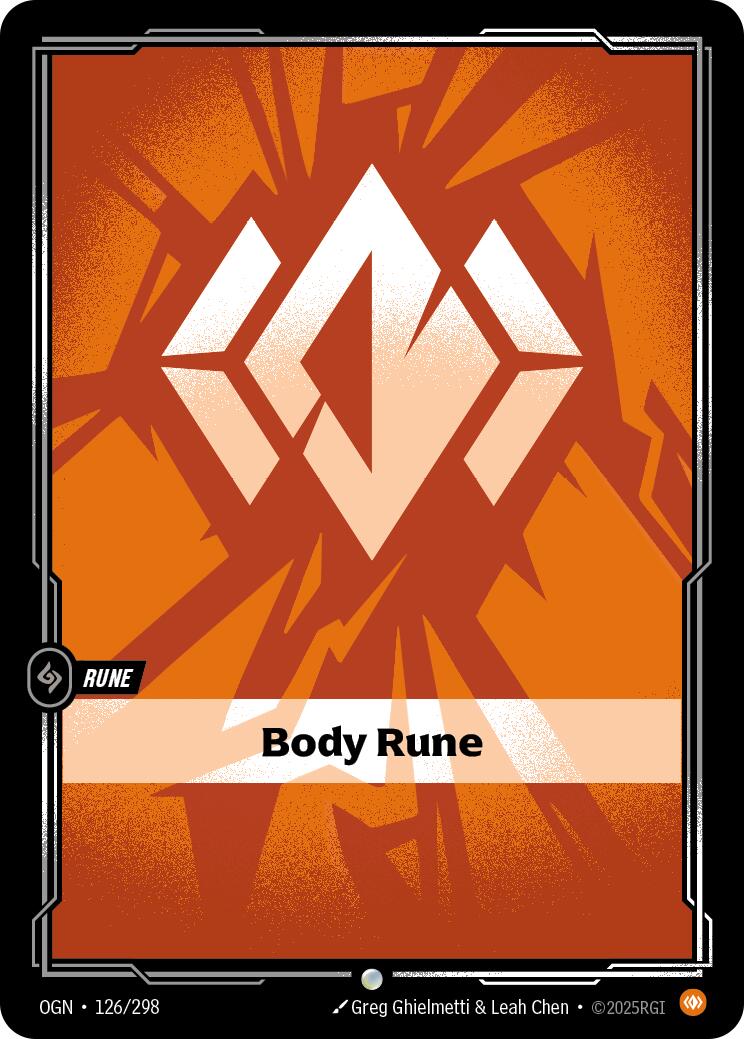 Riftbound: League of Legends Trading Card Game: Body Rune card image