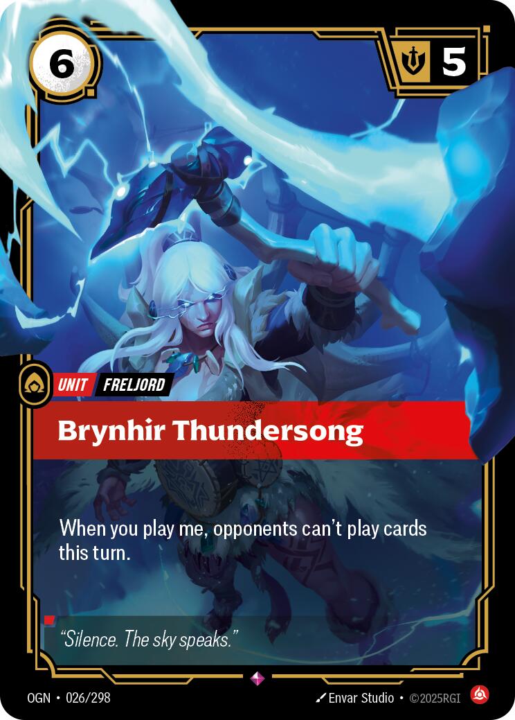 Riftbound: League of Legends Trading Card Game: Brynhir Thundersong card image