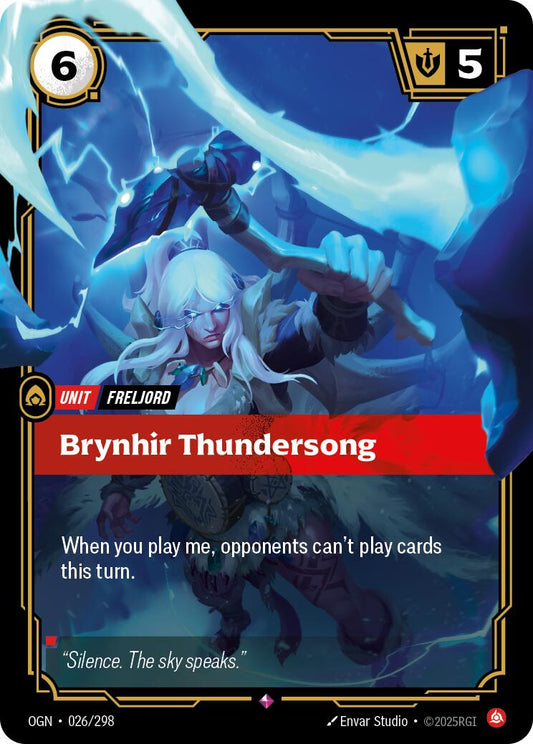 Riftbound: League of Legends Trading Card Game: Brynhir Thundersong card image