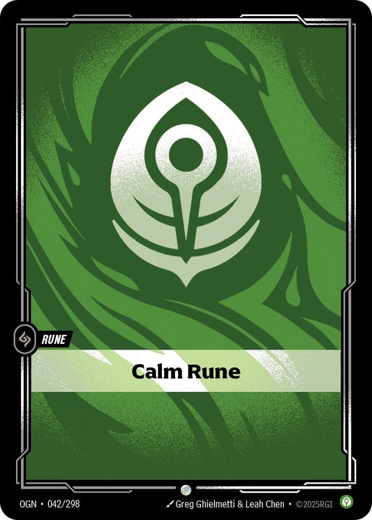 Riftbound: League of Legends Trading Card Game: Calm Rune card image