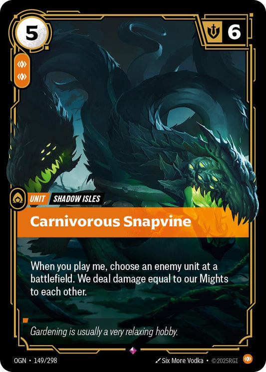Riftbound: League of Legends Trading Card Game: Carnivorous Snapvine card image
