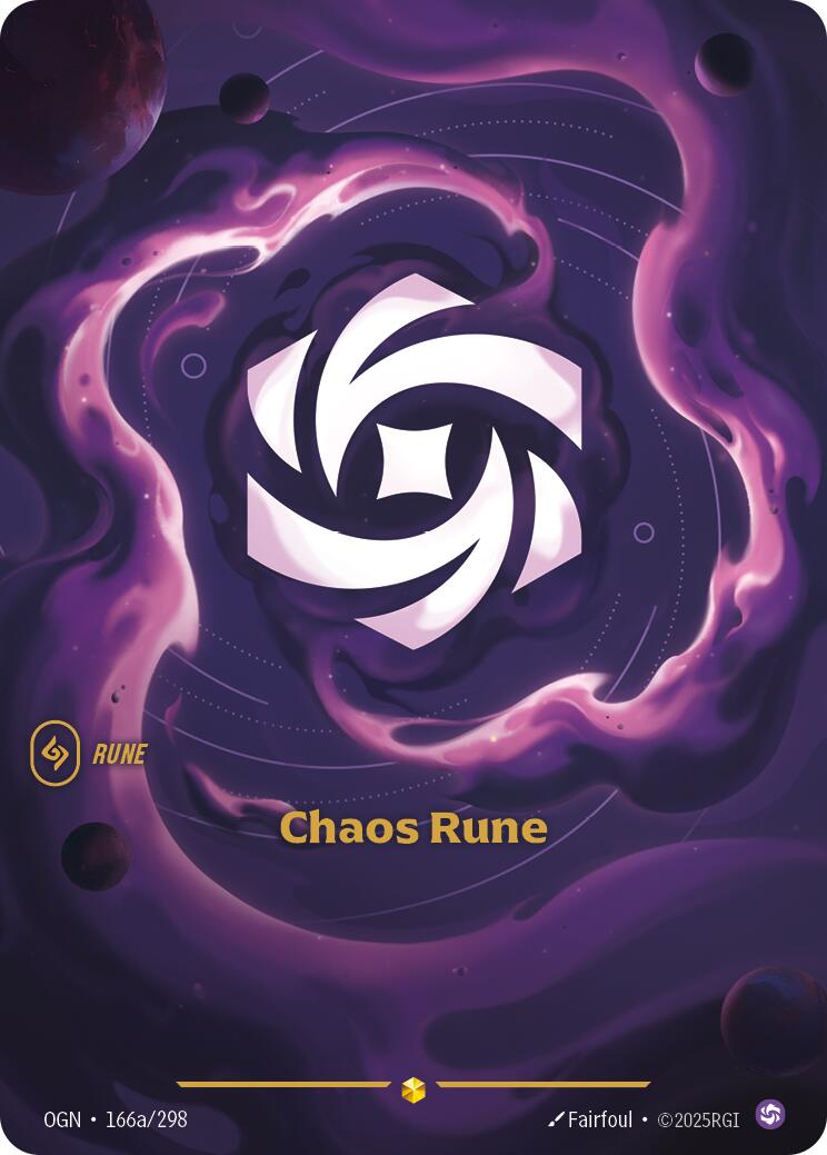 Riftbound: League of Legends Trading Card Game: Chaos Rune (Alternate Art) card image