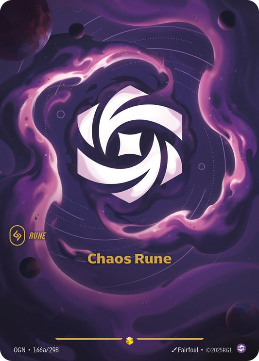 Riftbound: League of Legends Trading Card Game: Chaos Rune (Alternate Art) card image