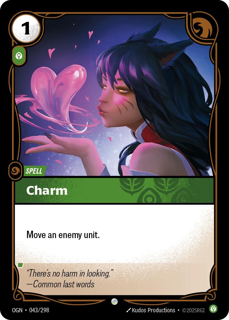 Riftbound: League of Legends Trading Card Game: Charm card image